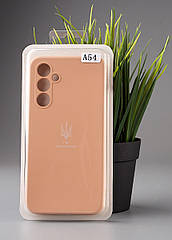 Силіконовий чохол Original pack SOFT для Samsung A54 5G (ТРИЗУБ) пудра
