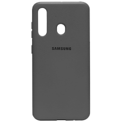 Силіконовий чохол SOFT Silicone Case для Samsung M11/A11 HQ (з логотипом) сірий