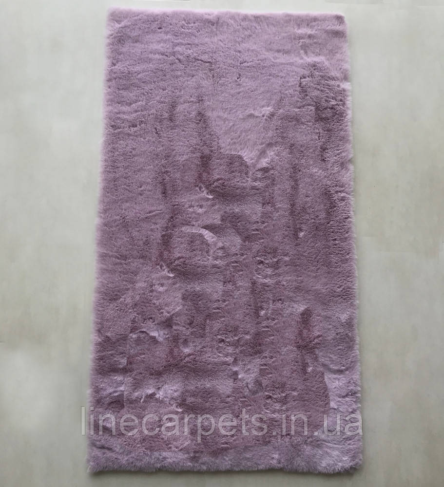 Килим ESTERA LILAC ліловий емітація хутра на латексній основі, фото 1