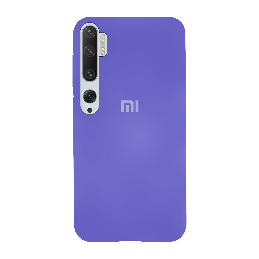 Силіконовий чохол SOFT Silicone Case для Xiaomi Mi 10 HQ (з логотипом) фіалковий