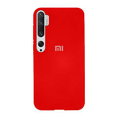 Силіконовий чохол SOFT Silicone Case для Xiaomi Mi 10 HQ (з логотипом) червоний