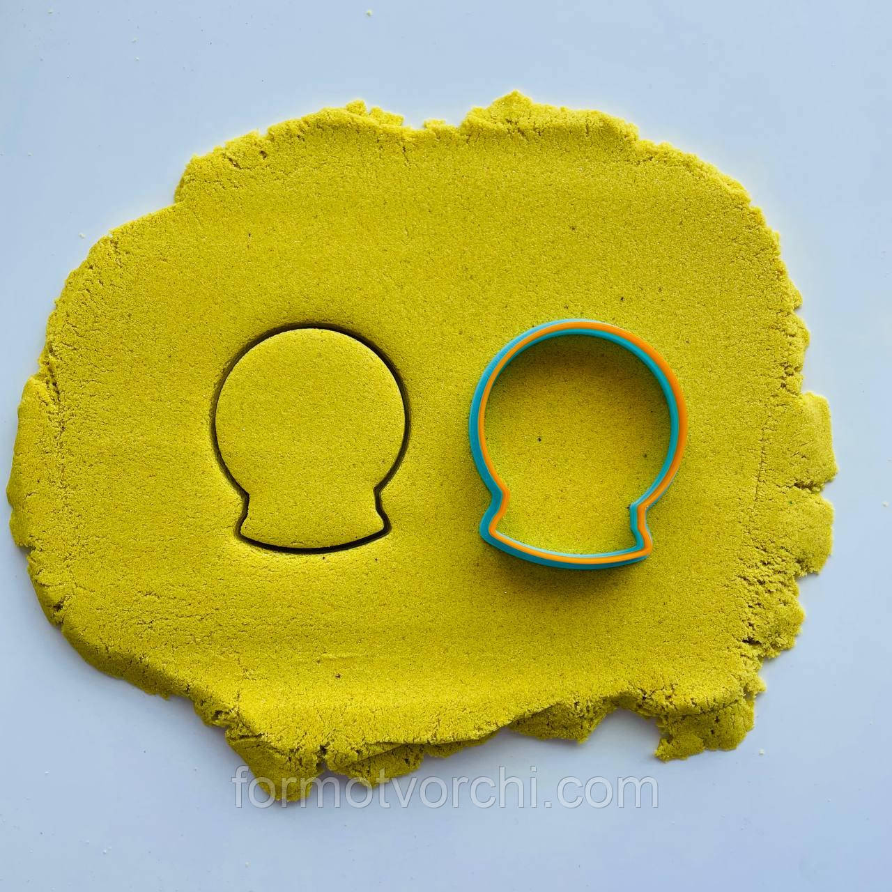 3D формочки-вырубки для пряников "Новорічний шар міні - 5,5 см"