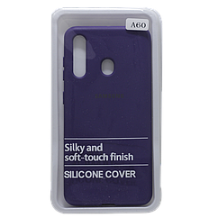Силіконовий чохол SOFT Silicone Case для Samsung A01 Core/A013F/M01 Core HQ (з логотипом) фіолетовий