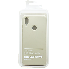 Силіконовий чохол SOFT Silicone Case для Xiaomi Mi CC9/Mi 9 Lite (з логотипом) сірий