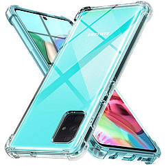 Силіконовий чохол WS SHOCKPROOF для Samsung M31S прозорий