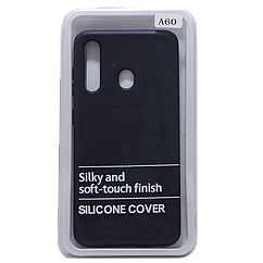 Силіконовий чохол SOFT Silicone Case для Samsung A01 Core/A013F/M01 Core HQ (з логотипом) чорний