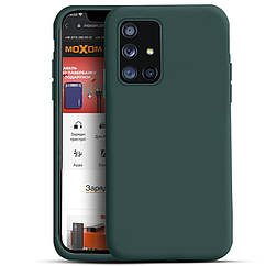 Силіконовий чохол SOFT Silicone Case для Xiaomi Poco M3 (без лого) темно-зелений