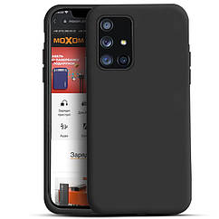 Силіконовий чохол SOFT Silicone Case для Samsung A03S (без лого) чорний