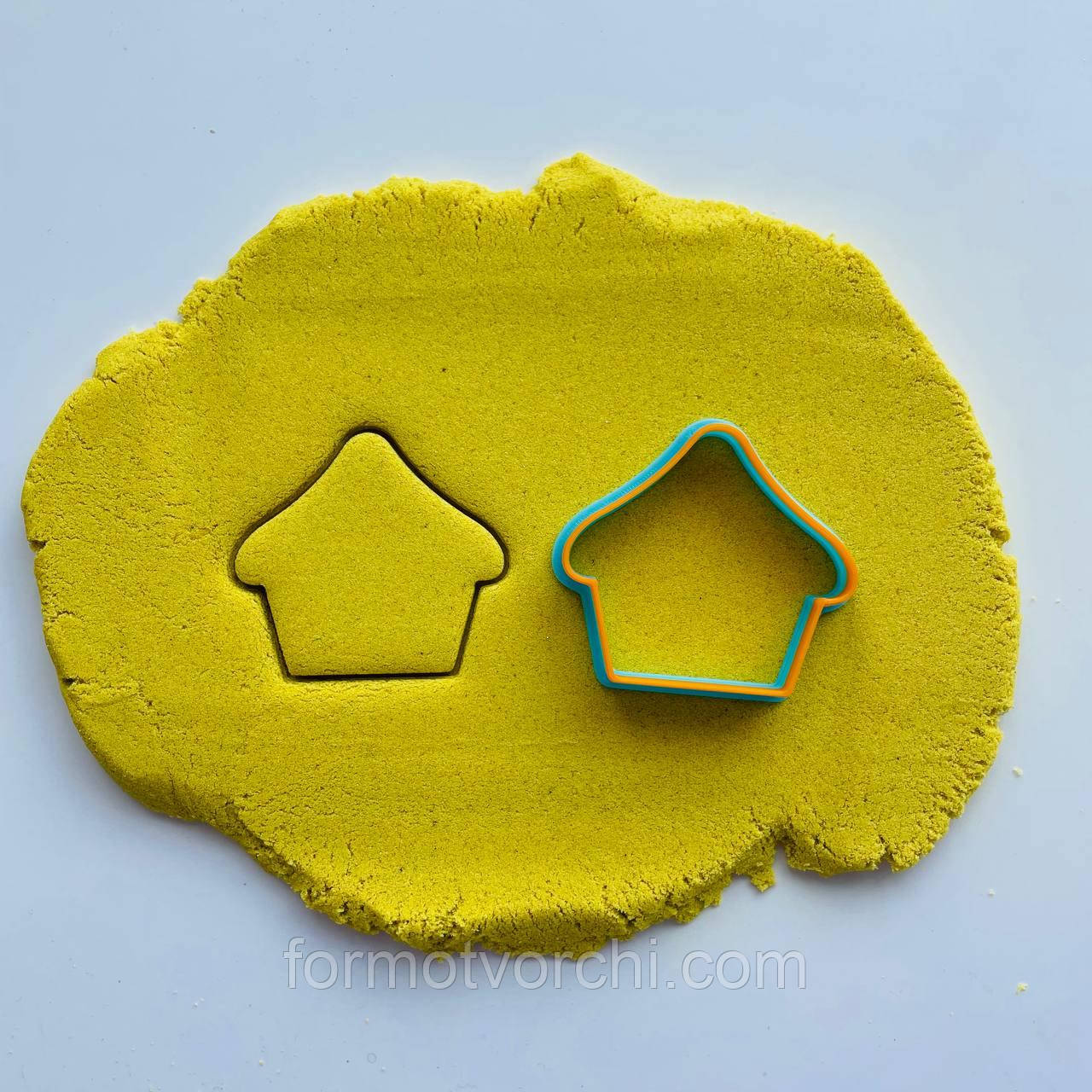 3D формочки-вырубки для пряников "Будинок міні 2  - 5,5 см"