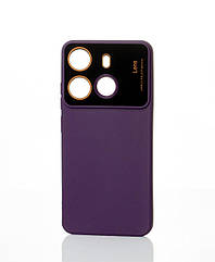 Силіконовий чохол CAMERA PROTECTION для Tecno Spark Go 2023 (BF7N) фіолетовий