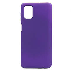 Силіконовий чохол SOFT Silicone Case для Samsung M51 (без лого) фіолетовий
