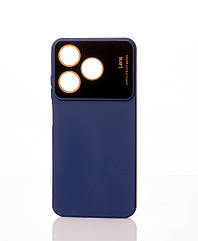 Силіконовий чохол CAMERA PROTECTION для Tecno Spark 10C (kl5m) темно-синій