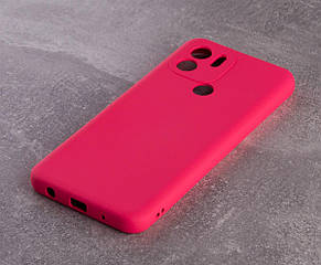 Силіконовий чохол SOFT Silicone Case для Xiaomi Redmi A2 Plus/A1 Plus (без лого) малиновий
