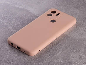 Силіконовий чохол SOFT Silicone Case для Xiaomi Redmi A2 Plus/A1 Plus (без лого) пудра