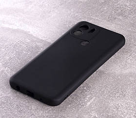 Силіконовий чохол SOFT Silicone Case для Xiaomi Redmi A2 Plus/A1 Plus (без лого) чорний