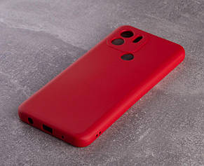 Силіконовий чохол SOFT Silicone Case для Xiaomi Redmi A2 Plus/A1 Plus (без лого) червоний