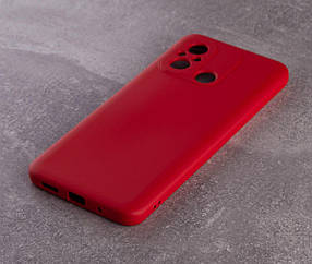 Силіконовий чохол SOFT Silicone Case для Xiaomi Redmi 12C (без лого) червоний