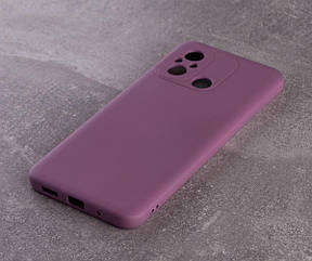 Силіконовий чохол SOFT Silicone Case для Xiaomi Redmi 12C (без лого) лаванда
