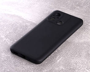 Силіконовий чохол SOFT Silicone Case для Xiaomi Redmi 12C (без лого) чорний