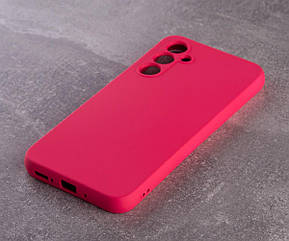 Силіконовий чохол SOFT Silicone Case для Samsung A54 5G (без лого) малиновий