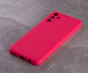 Силіконовий чохол SOFT Silicone Case для Samsung M14 (без лого) малиновий