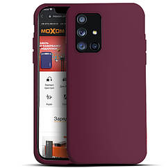 Силіконовий чохол SOFT Silicone Case для Xiaomi Redmi Note 10 Pro (без лого) бордовий
