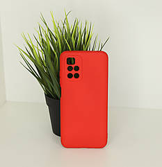 Силіконовий чохол SOFT Silicone Case для Xiaomi Redmi 10/Redmi 10 Prime (без лого) червоний