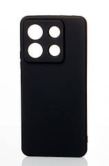 Силіконовий чохол SOFT Silicone Case для Xiaomi Redmi Note 13 Pro 5G/Poco X6 5G (без лого) чорний