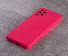 Силіконовий чохол SOFT Silicone Case для Samsung A53 5G (без лого) малиновий