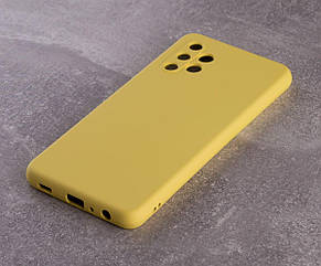 Силіконовий чохол SOFT Silicone Case для Samsung A53 5G (без лого) лимонний