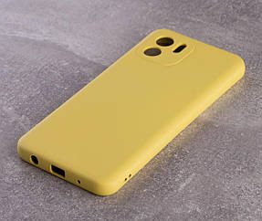 Силіконовий чохол SOFT Silicone Case для Xiaomi Redmi A1/A2 (без лого) лимонний