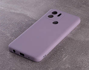 Силіконовий чохол SOFT Silicone Case для Xiaomi Redmi A2 Plus/A1 Plus (без лого) гліцинія