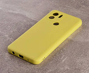 Силіконовий чохол SOFT Silicone Case для Xiaomi Redmi A2 Plus/A1 Plus (без лого) лимонний