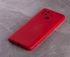 Силіконовий чохол SOFT Silicone Case для Xiaomi Poco C40 (без лого) червоний