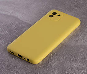 Силіконовий чохол SOFT Silicone Case для Samsung A04 (без лого) лимонний