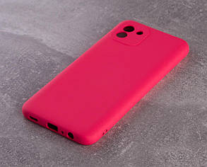 Силіконовий чохол SOFT Silicone Case для Samsung A04 (без лого) малиновий