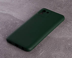 Силіконовий чохол SOFT Silicone Case для Samsung A04 (без лого) темно-зелений