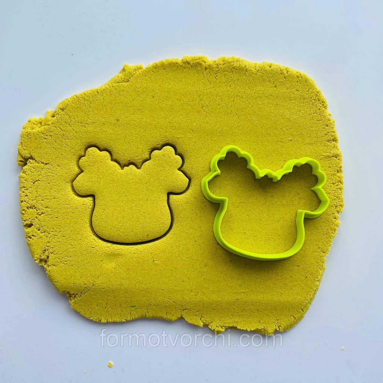 3D формочки-вырубки для пряников "Олень міні  - 7 см"