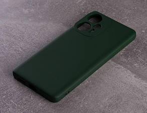 Силіконовий чохол SOFT Silicone Case для Xiaomi Poco F5 (без лого) темно-зелений