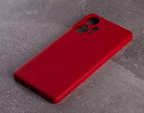 Силіконовий чохол SOFT Silicone Case для Xiaomi Poco F5 (без лого) червоний
