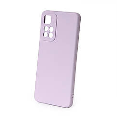 Силіконовий чохол SOFT Silicone Case для Xiaomi Redmi Note 11 Pro+/11i/11i Hypercharge (без лого) гліцинія