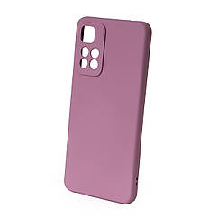Силіконовий чохол SOFT Silicone Case для Xiaomi Redmi Note 11 Pro+/11i/11i Hypercharge (без лого) лаванда