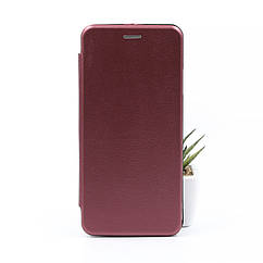 Чохол-книга 360 для Xiaomi Redmi 10 Prime MATTE бордовий
