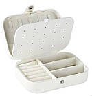 УЦІНКА! Біла скринька органайзер для біжутерії та прикрас 16*11*5 см на магніті.