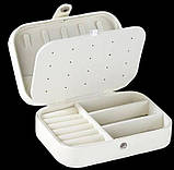 Біла скринька органайзер для біжутерії та прикрас 16*11*5 см на магніті., фото 4