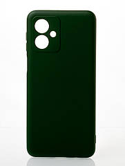 Силіконовий чохол SOFT Silicone Case для Motorola G54 (без лого) темно-зелений