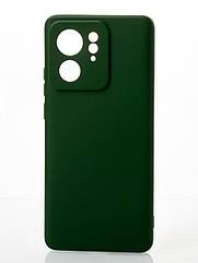 Силіконовий чохол SOFT Silicone Case для Motorola Edge 40 (без лого) темно-зелений