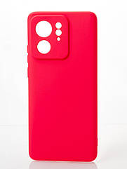 Силіконовий чохол SOFT Silicone Case для Motorola Edge 40 (без лого) малиновий