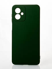 Силіконовий чохол SOFT Silicone Case для Motorola G14 (без лого) темно-зелений