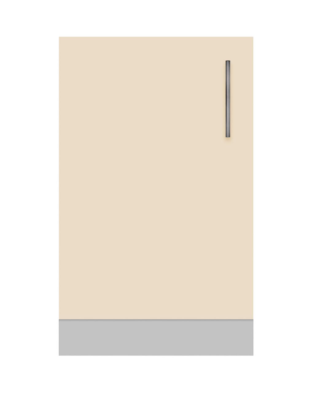 Тумба однодверна без ящиків (без стільниці) ширина 300 МАКСІ МЕБЛІ Сірий/Ваніль (80082), фото 1